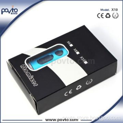 Newest X10 atomizer here to buy e cigarette from e cig supplier